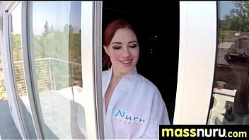 Babe fires nuru massage 9