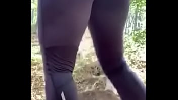 Whore milf undresses in nature