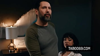 Curvy stepmom fucks with the principal to take her stepson in his academy