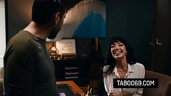 Curvy stepmom fucks with the principal to take her stepson in his academy