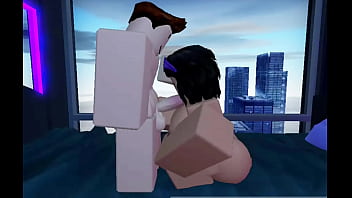 R36 cogiendo a un mina en roblox
