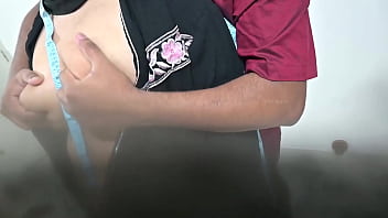 Muslim girl fun with doctor