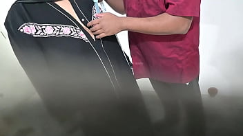 Muslim girl fun with doctor