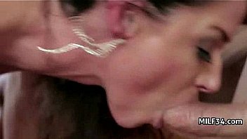 Hot Cougar Gets Mouthful Of Cum thumbnail