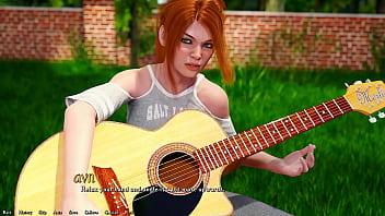 Being a dik #48 going to the next step with cheating busty red head while learning her how to finger play the guitar