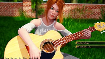 Being a dik #48 going to the next step with cheating busty red head while learning her how to finger play the guitar