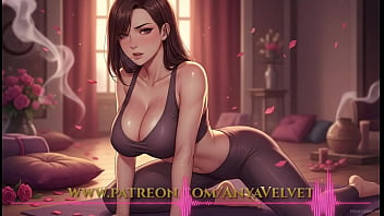 ¡me has pillado observando mi sesión matutina pero de hecho me das una idea te mereces un espectáculo acompáñame a través de un ritual de yoga que se convierte en una provocación í quier