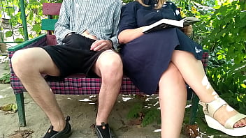 Curvy Unknown Milf Jerked Me Off While Reading A Book In The Park thumbnail
