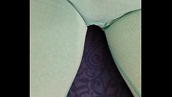 I was horny all day i though stretching will ease it a bit but i was wrong i had to fuck myself