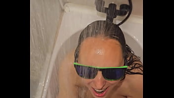 Wild wife's dripping bathroom blowjob with blazzing nails Wild wife's dripping bathroom blowjob with blazzing nails