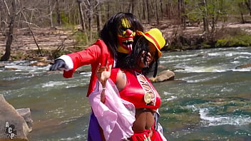 Gibby the clown cosplays the famous manga one piece & fucks hot ebony Gibby the clown cosplays the famous manga one piece & fucks hot ebony
