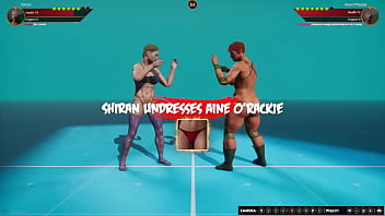 Shiran vs aine nf3d lesbian sexual combat battle