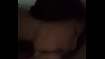 Sexy slut swallowing my dick