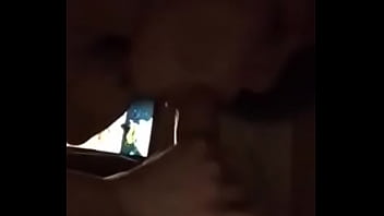 Sexy slut swallowing my dick