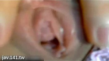 Korean girl massaging her clit