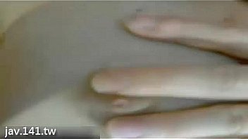 Korean girl massaging her clit