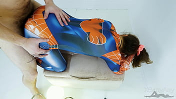 Spider bitch caught red handed