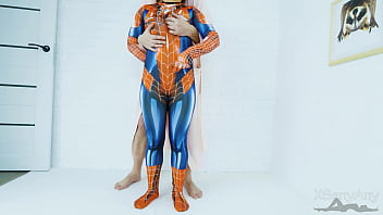 Spider bitch caught red handed