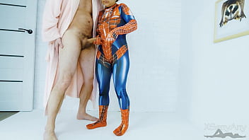 Spider bitch caught red handed