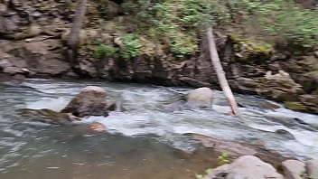 Backshots by the outdoor quickie