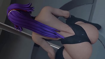 Sexy culo negro ebano shihouin yoruichi twerk
