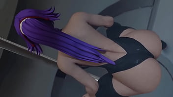Sexy culo negro ebano shihouin yoruichi twerk