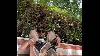 Finally he saw me playing with my fingers