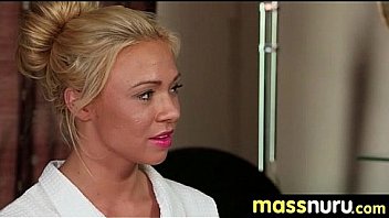 Sexy body gets a happy ending massage 9