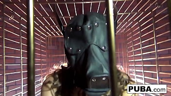 Hot brunette has some wild fun