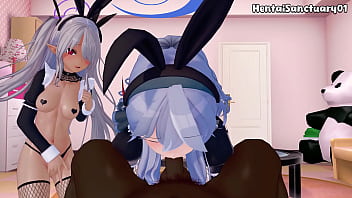 Iori and ako interracial bbc threesome