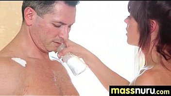 Nuru massage ends with a hot shower fuck 8