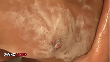 Steamy shower misaki's sensual mouth pleasure in jav scene