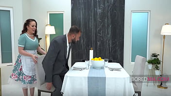 Curvy wife takes care of her busy husbands every need without complaining Curvy wife takes care of her busy husbands every need without complaining