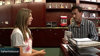 Amazing girl fucks man with big dick