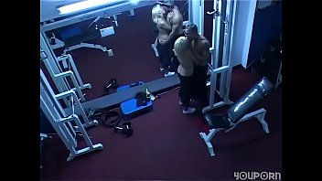 Friends caught fucking at the gym spy cam