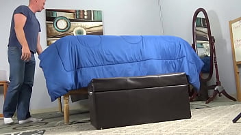 Juicy brunette rides a cock on camera