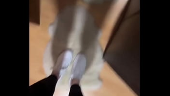 Hello •full video with my slave on ️#handjob #blacknails #feetfetish #fetish #nylon #nylonf