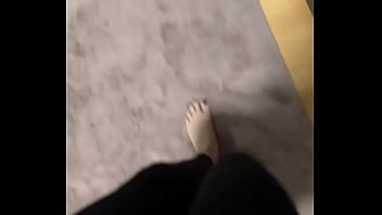 Hello •full video with my slave on ️#handjob #blacknails #feetfetish #fetish #nylon #nylonf