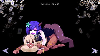 Purplecrit devil girl gets fucked on table hentai