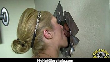 Interracial white lady confesses her sins at gloryhole 25