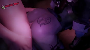 Goth tracer gets butt fucked