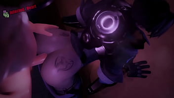 Goth tracer gets butt fucked