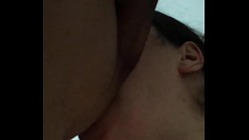 Amateur cock and balls sucking