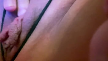 Hot goth girl masturbates