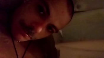 Playing with amy's cock in the bath