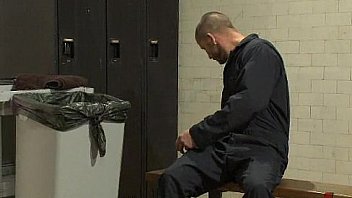 Janitor Bounds And Fucks Guy In Locker Room thumbnail
