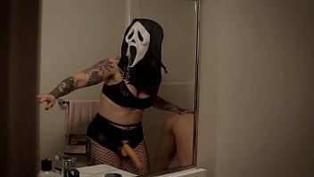 Cream intense halloween 9 babe strap on fuck
