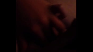 My amazing wife with a cucumber