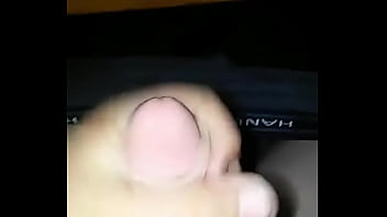 Hot young cock masturbating