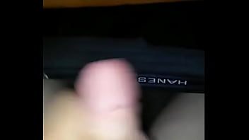 Hot young cock masturbating